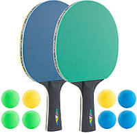 Joola набор для настольного тенниса Colorato 2 ракетки 8 мячей (7667304)