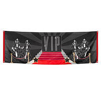Баннер VIP флаг Голливуда 74х220 см (7748480)