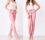 Стильні жіночі брюки з високою посадкою "Indigo", фото 2