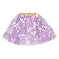 Соуза! Felin тюлевая юбка с цветами фиолетовая 3-5 лет (7770605)