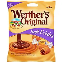 Конфеты ириски мягкие сливочные с шоколадным кремом Werther's Original Soft Eclairs Storck 180 г Германия