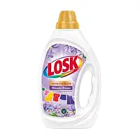 Гель для прання Losk Color Gel Ароматерапія, Квіткова свіжість, аромат квітки жасмину, 19 циклів прання, 855 м