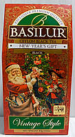 Чай чорний з вишнею Basilur Вінтаж, Базилур Новорічний подарунок картон 85г