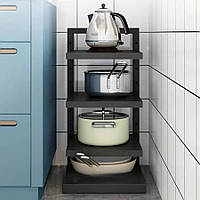 Кухонная полка для хранения кастрюль, 3 уровня Kitchen shelf for storing pots, Полка на кухню для посуды «D-s»