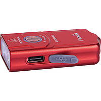 Карманный фонарь-брелок Fenix E03R V2.0 500лм (Красный) «D-s»