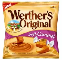 Конфеты ириски мягкие карамельные Werthers Soft Caramel Storck 180 г , Германия