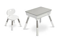 Тойз Лара детский стол и стул серый (7730677)