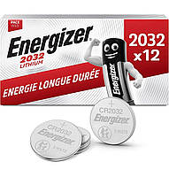 Батарейки Energizer літієві CR2032 блістер, 12 шт
