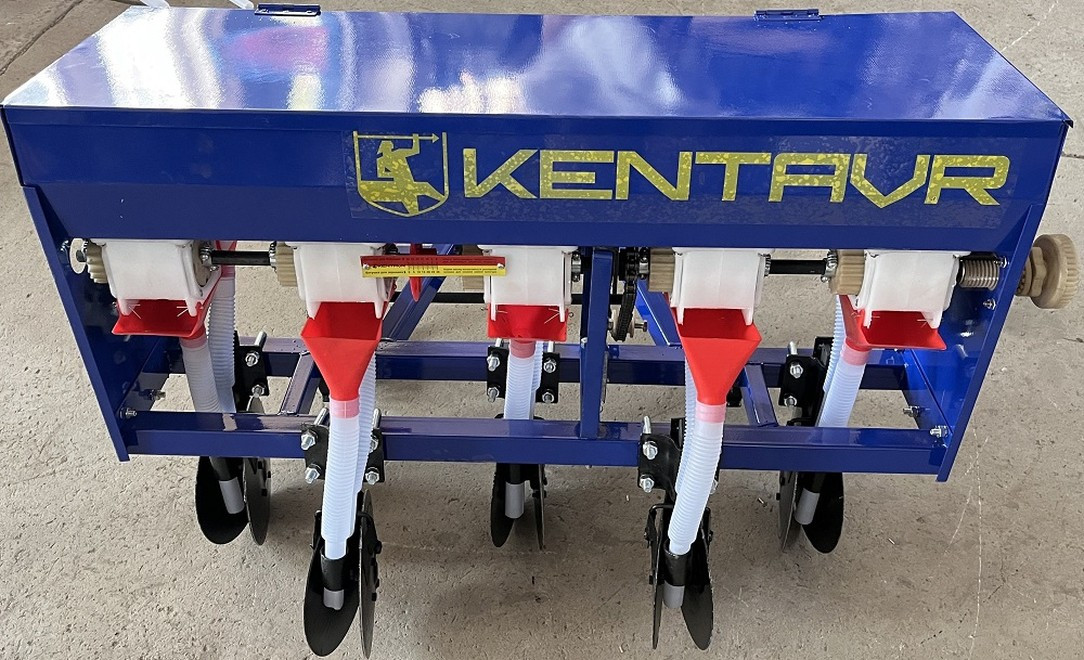 Сівалка зернова 5-ти рядна СЗ-5Д сошникова ДИСКОВА з бункером для міндобрив, фото 1