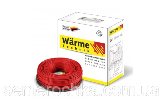 Нагрівальний кабель 60м 900Вт (6м2) Warme Twin Flex Cable , тепла підлога в плитковий клей, електричний