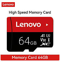 Карта памяти Lenovo 64GB UHS-1 (U3). Класс скорости видео V30