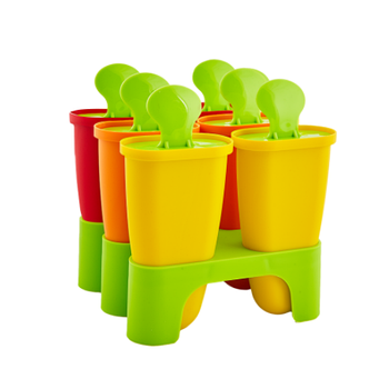 Форма для морозива з підставкою 6шт (мікс) 168030 Алеана