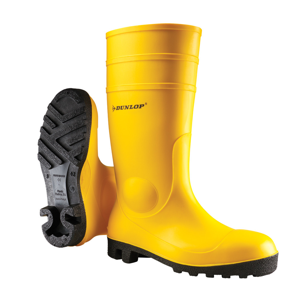 Чоботи гумові Dunlop Protomastor Yellow захисні S5 (розмір 40)