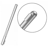 Стилус 2в1(+гелева ручка) сріблястий Golden Cudgel Capacitive BASEUS, фото 4