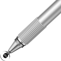 Стилус 2в1(+гелева ручка) сріблястий Golden Cudgel Capacitive BASEUS, фото 5