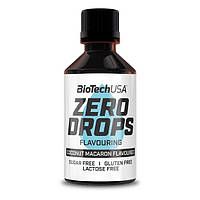 Заменитель питания BioTechUSA Zero Drops 50 ml 100 servings Coconut Macaroon EJ, код: 7595213