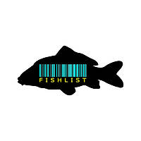 Наклейка рыба КАРП на Авто/ Мото Наклейка рыбалка 3D наклейки рыб FISHLIST