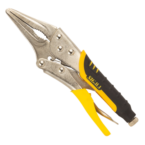 Кліщі затискні універсальні 230мм прямі подовжені CrV SIGMA, фото 1