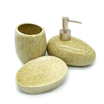 Набір для ванної кімнати 3в1 (мильниця, стакан, диспенсер) Loft 887-09-01 S&T