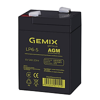 Акумулятор 6V 5Ah свинцево-кислотний Gemix, фото 3