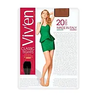 Колготки жіночі Viv'en petty Classic Tights класичні, з шортиками, 20 DEN, сірі, розмір 2