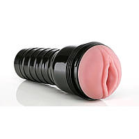 Мастурбатор вагіна в колбі Pink Lady Destroya Fleshlight, рельєфний, кібершкіра, бежевий sexstyle