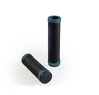 Грипси гумові Brooks Cambium Rubber Grips 130 мм/130 мм Чорний/Синій (1007-016862) GRD