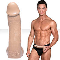 Фалоїмітатор реалістичний Fleshjack Boys Cade Maddox Silicone Dildo (RP), тілесний, 22.8 х 5.5 см sexstyle