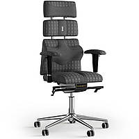 Кресло KULIK SYSTEM PYRAMID Ткань с подголовником со строчкой Серый (9-901-WS-MC-0506) FS, код: 1669082