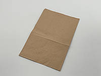 Паперовий пакет крафт без ручок для пакування 200 × 125 × 300 мм