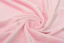 Оксаміт тканинна. Колір рожевий. Погон. 1,5 метра. 240 г/м2
