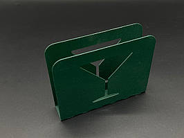 Підставка для серветок для. Колір зелений. 12х10см