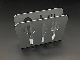 Підставка для серветок для. Колір срібний. 10х12см