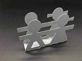 Підставка для серветок для. Колір срібний. 10х14см