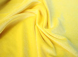 Оксаміт, тканинна. Колір жовтий. Погон. 1,5 метра.150гр/1м²