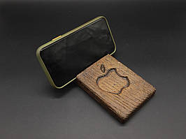 Органайзар підставка бетонна для смартфона IPHONE настільна 17х9см