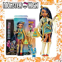 Кукла Монстр Хай Клео де Нил с аксессуарами и щенком Оригинал Mattel Monster High Cleo De Nile Клеопатра