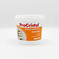 Краска акриловая интерьерная Ирком ProCristal Standart IP-231 белая матовая 1 л GL, код: 7766360