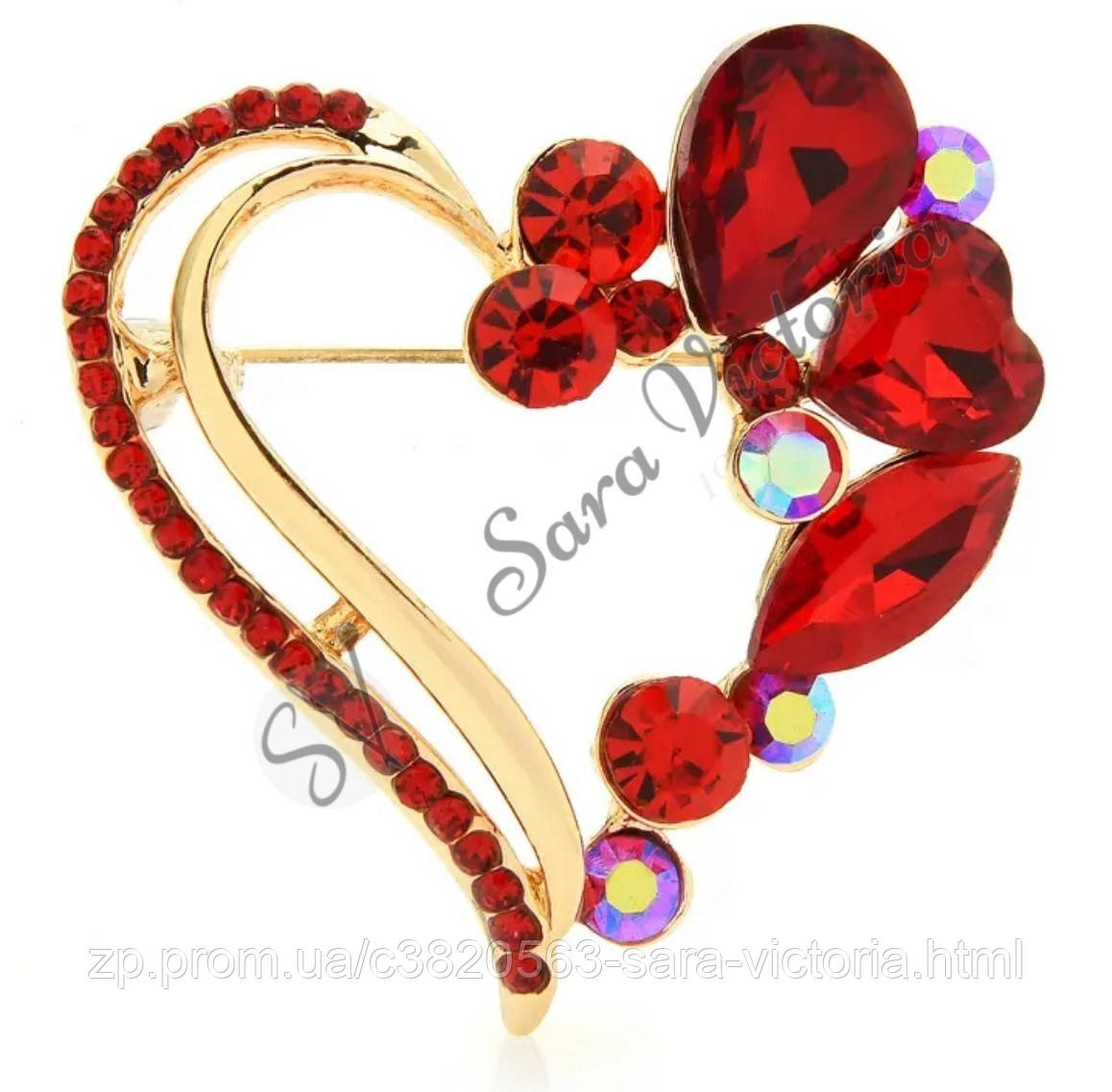 Брошка "Чарівне Серце" від Sara Victoria, фото 1