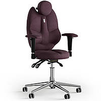 Кресло KULIK SYSTEM TRIO Ткань с подголовником без строчки Фиолетовый (14-901-BS-MC-0509) BK, код: 1668751