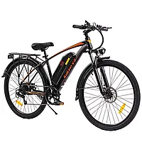 Электровелосипед Kugoo Kirin V3 (350 Вт, 15 А/час, 36 В), 27,5", черный
