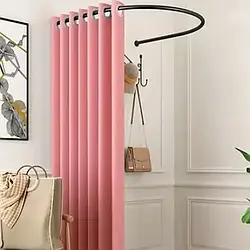 Примірювальна для магазину напівкругла (чорна/біла)