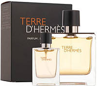 Набор Hermes Terre d'Hermes Parfum 75 ml парфюмированная вода + 12,5 ml парфюмированная вода