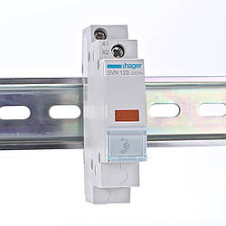 SVN123 Індикатор LED 230В на DIN рейку помаранчевий, Hager