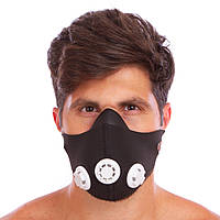 Маска тренувальна Zelart Training Mask FI-5324 чорний pm