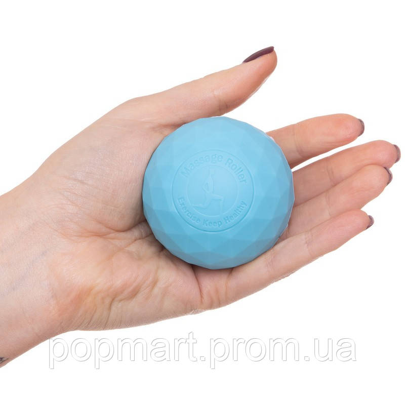 Мяч кинезиологический Zelart FI-3809 цвет синий pm - фото 4 - id-p2205735318
