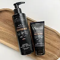 Набор догляловой косметики для мужчин Bielenda Barber Edition Only For Men (очищающий гель + крем)