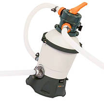 Пісочний фільтр насос Bestway 58515 Flowclear Фільтраційна установка для басейнів 3028 л/год 8.5 кг, фото 5