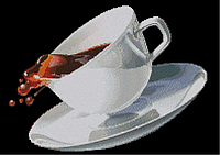 Схема для вышивки бисером Чашка кофе. Цена указана без бисера