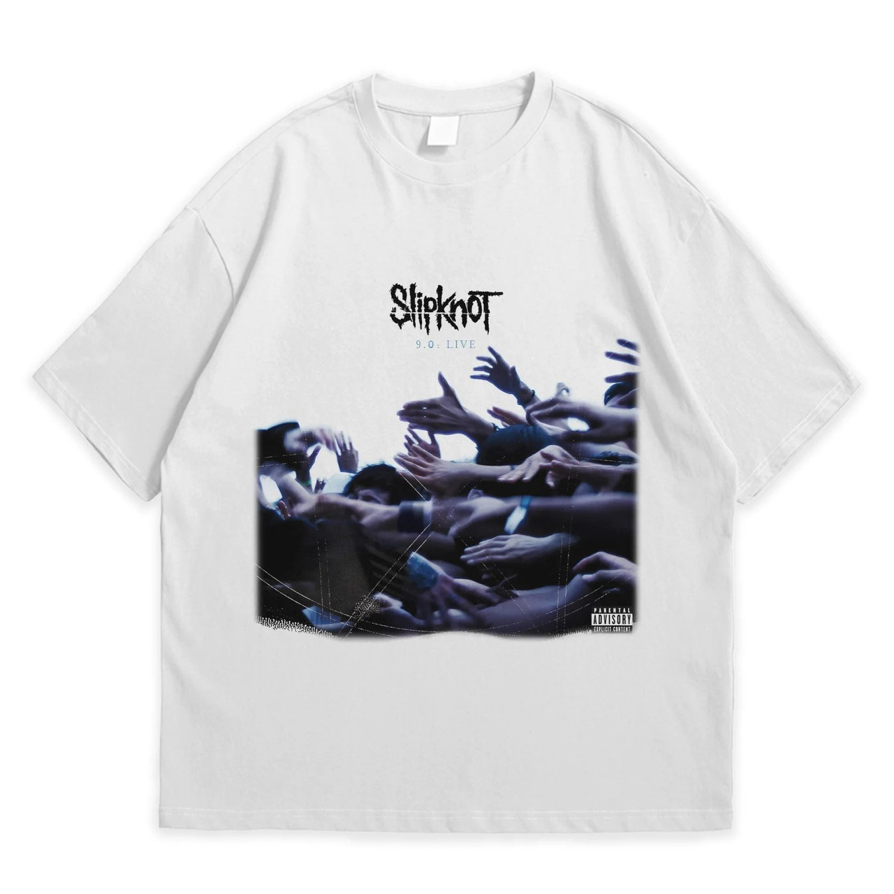 Футболка з принтом Slipknot 9.0: Live XL Білий